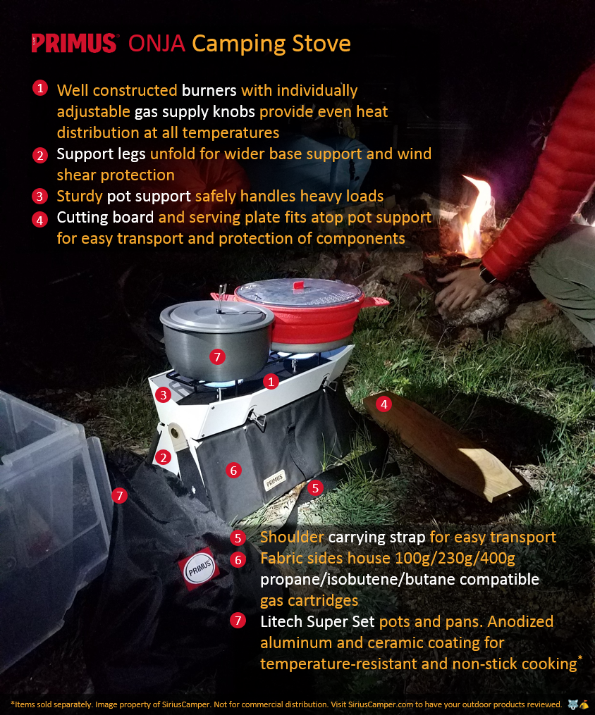 My overview of the important features of the ONJA stove and why I like it. 