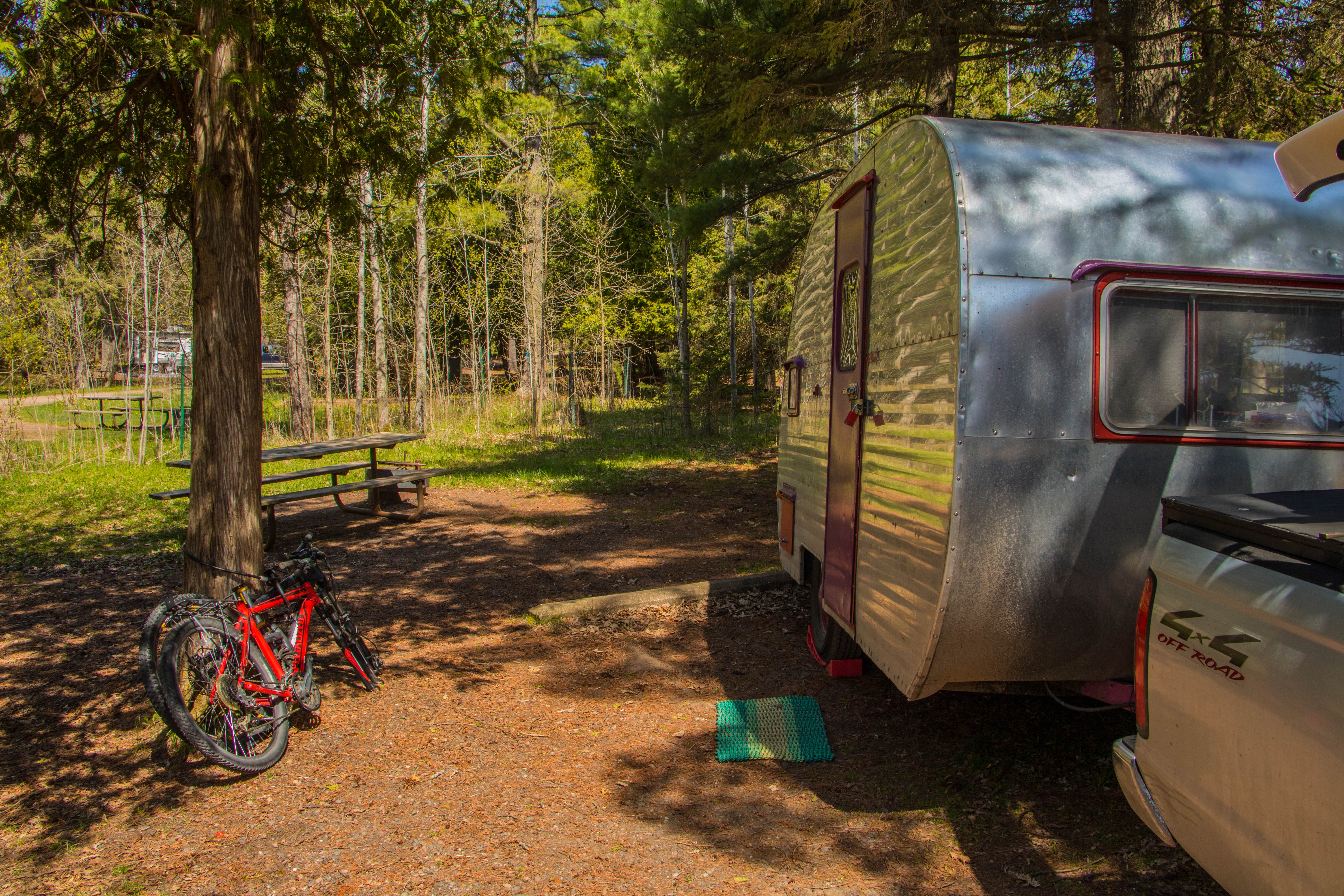 Shari  G.'s photo of rv camping at Jay Cooke State Park Campground near Superior, WI
