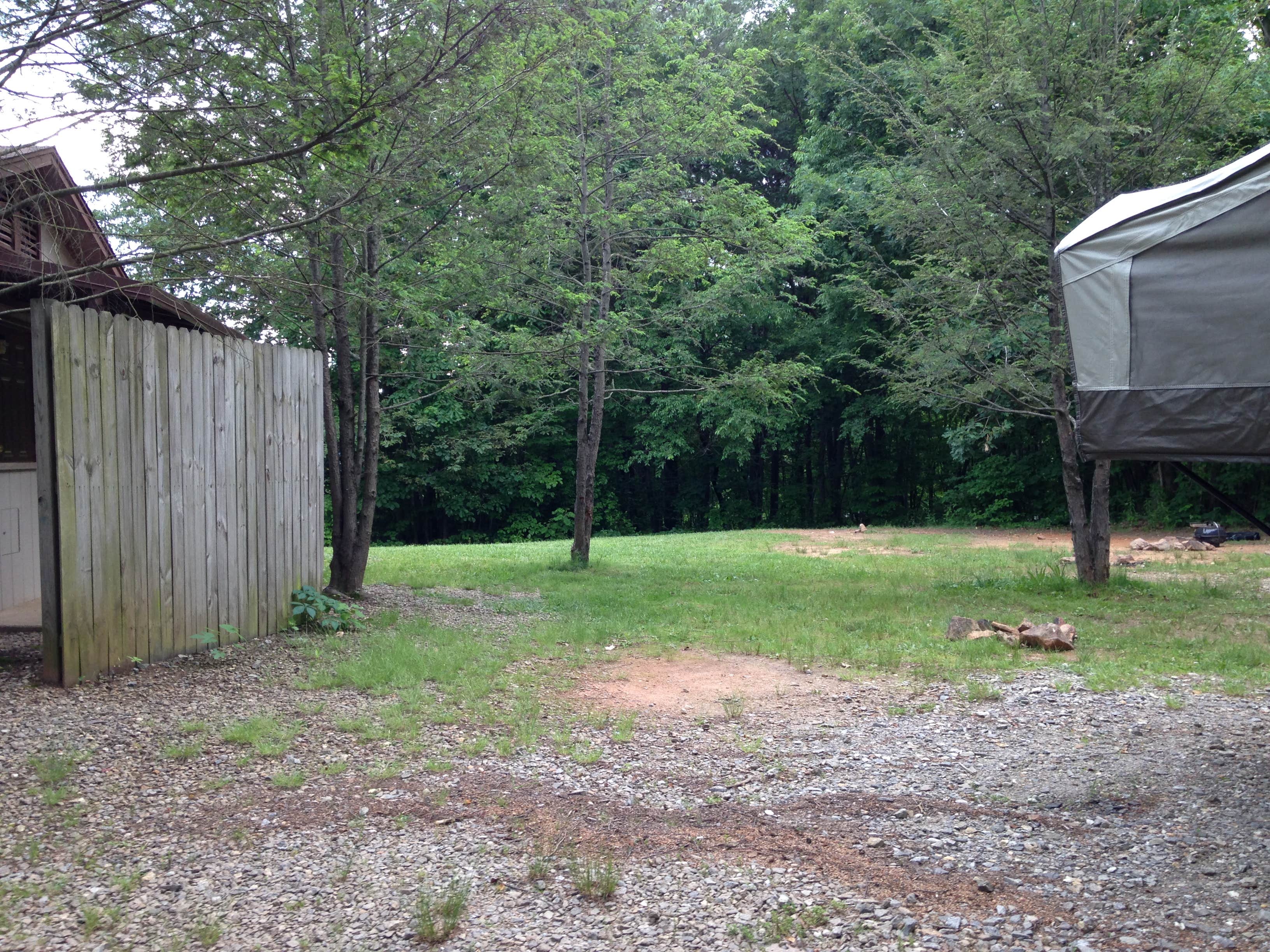 Karen R.'s photo of a cabin at Asheville West KOA near Swannanoa, NC