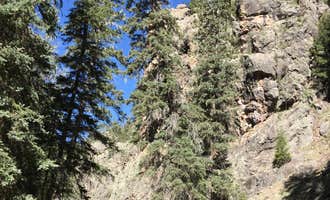 Camping near Camp May: Las Conchas Trailhead - Primitive Climber's Camp, Jemez Springs, New Mexico