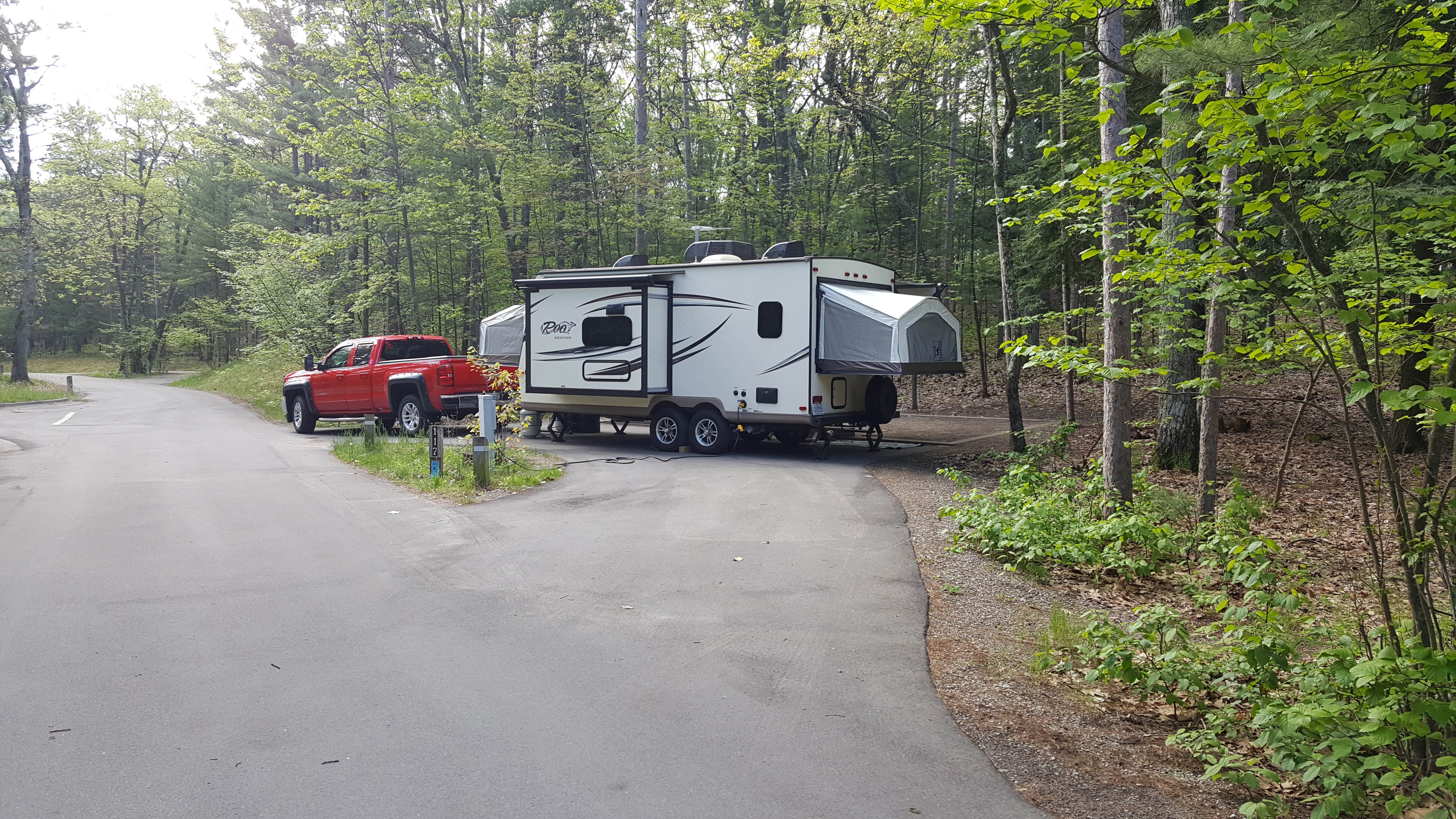 Stephanie C.'s photo of rv camping at Platte River Campground — Sleeping Bear Dunes National Lakeshore near Maple City, MI