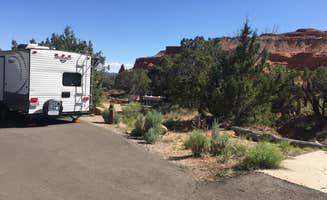 Carrie C.'s photo of rv camping at Basin Campground — Kodachrome Basin State Park near Panguitch, UT