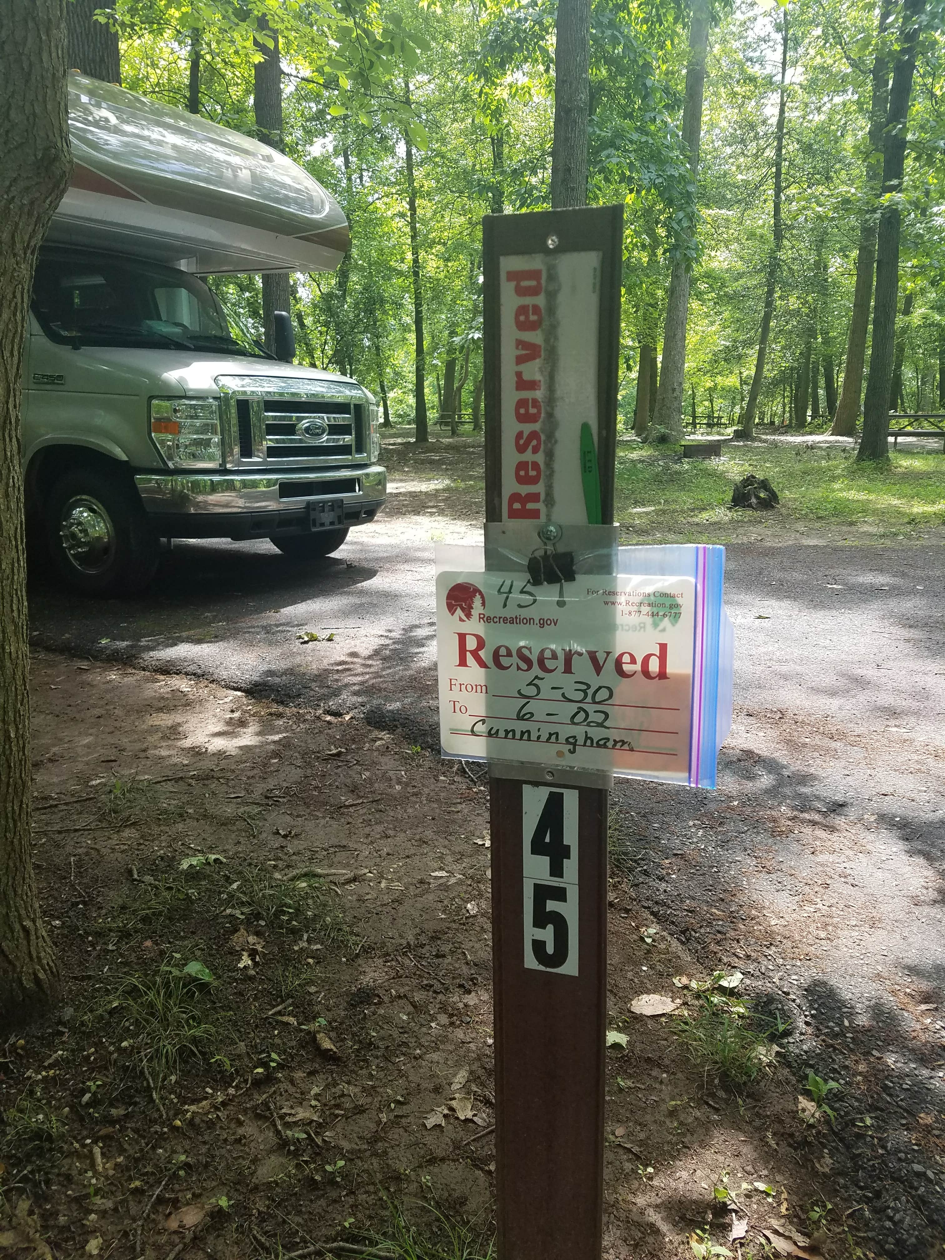 Christy C.'s photo of rv camping at Greenbelt Park Campground — Greenbelt Park near Kensington, MD