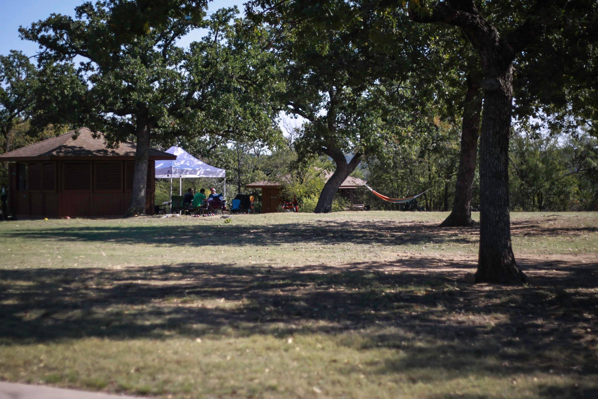 Camper submitted image from Screened Shelters — Lake Mineral Wells State Park - 4
