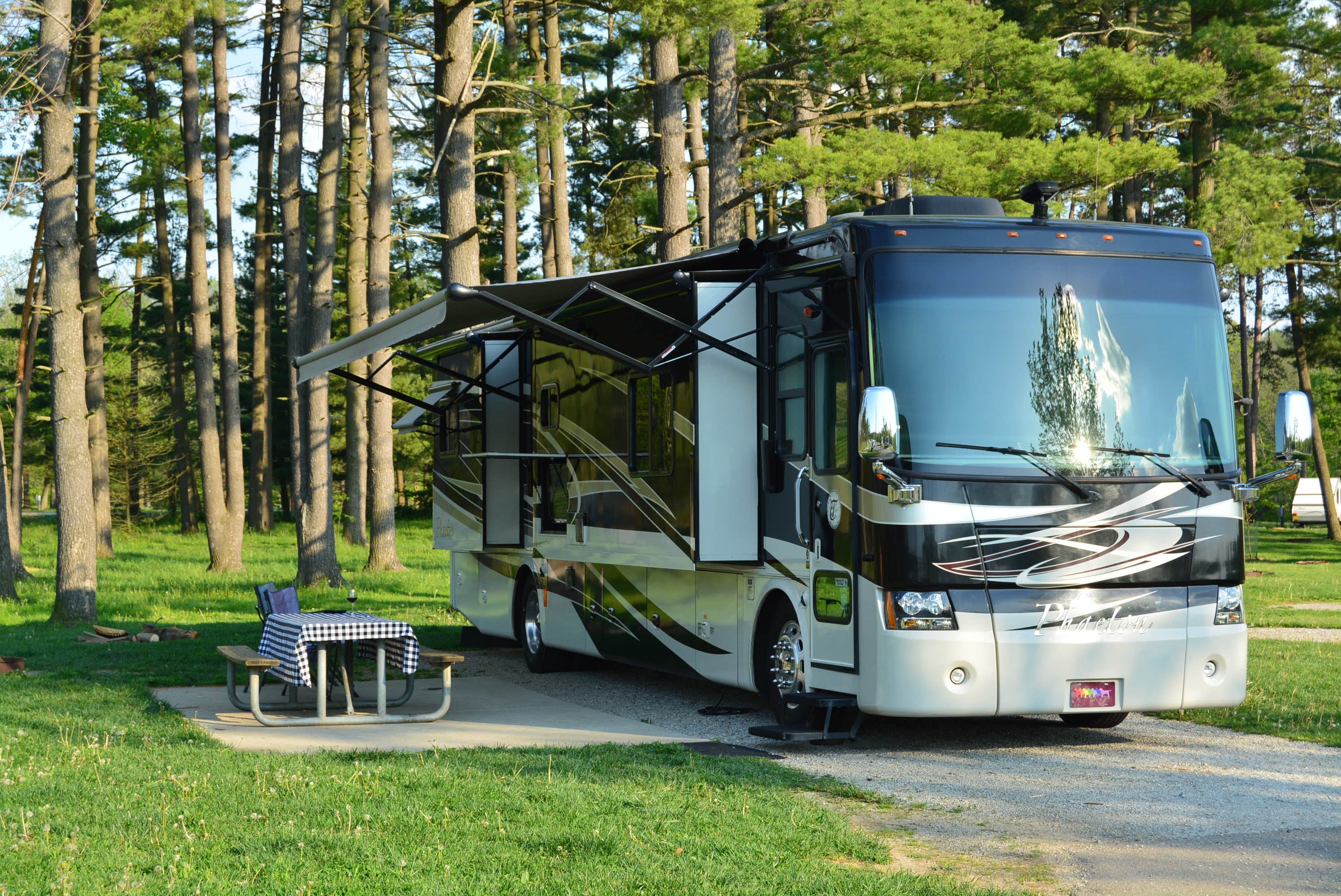 Nancy W.'s photo of rv camping at Winton Woods Campground near West Fork of Mill Creek Lake