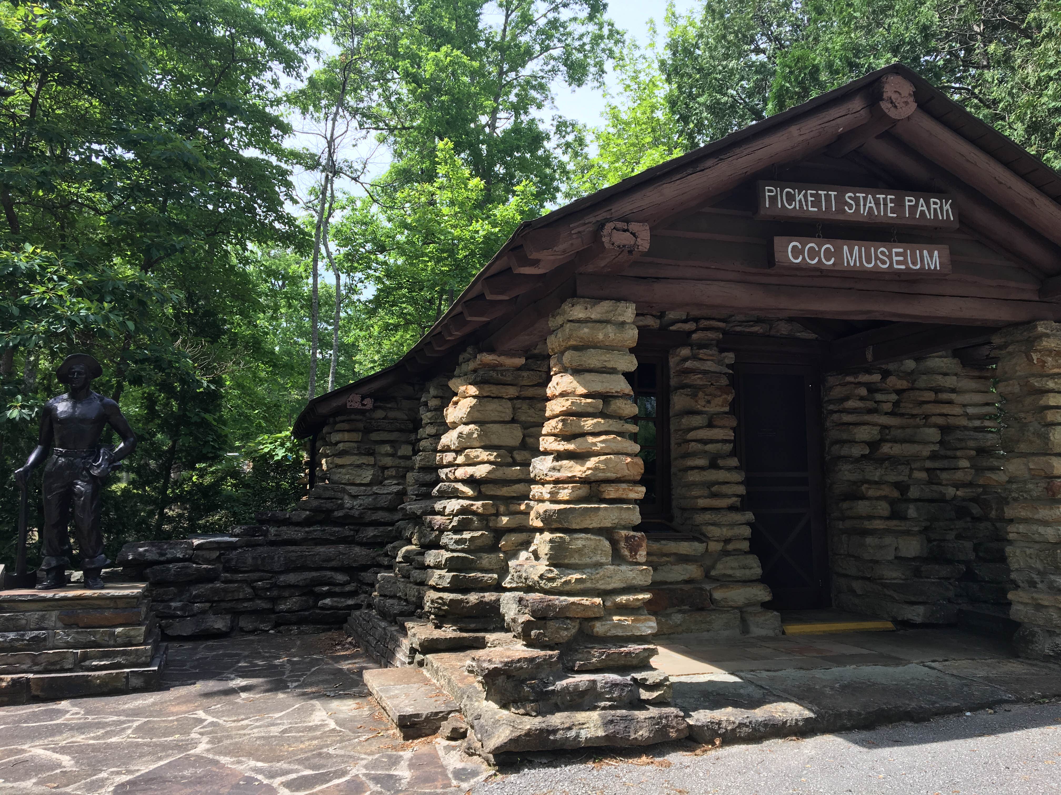 Shelly S.'s photo of a cabin at Pickett CCC Memorial State Park Campground near Rugby, TN