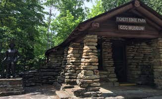 Shelly S.'s photo of a cabin at Pickett CCC Memorial State Park Campground near Jamestown, TN