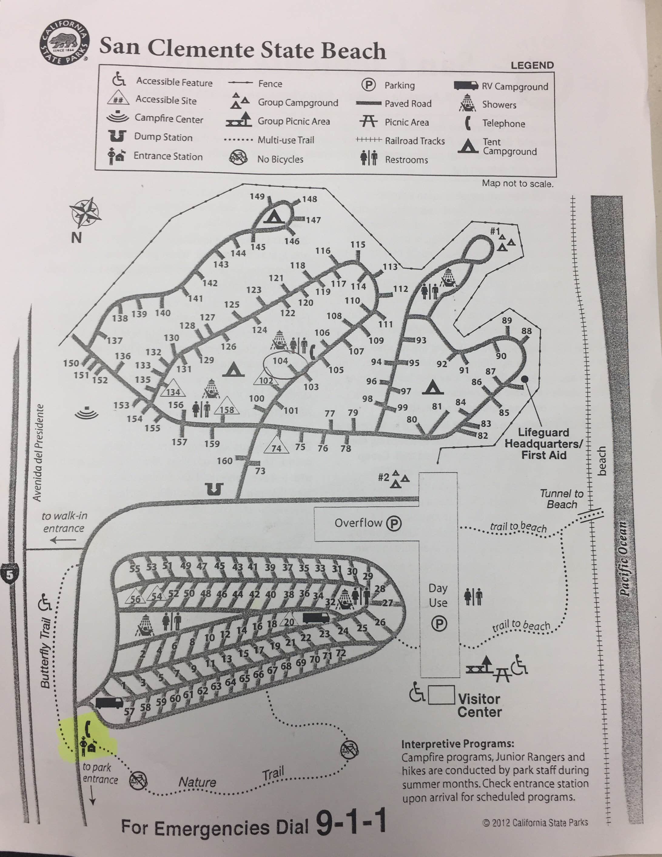 San Clemente State Beach Campground