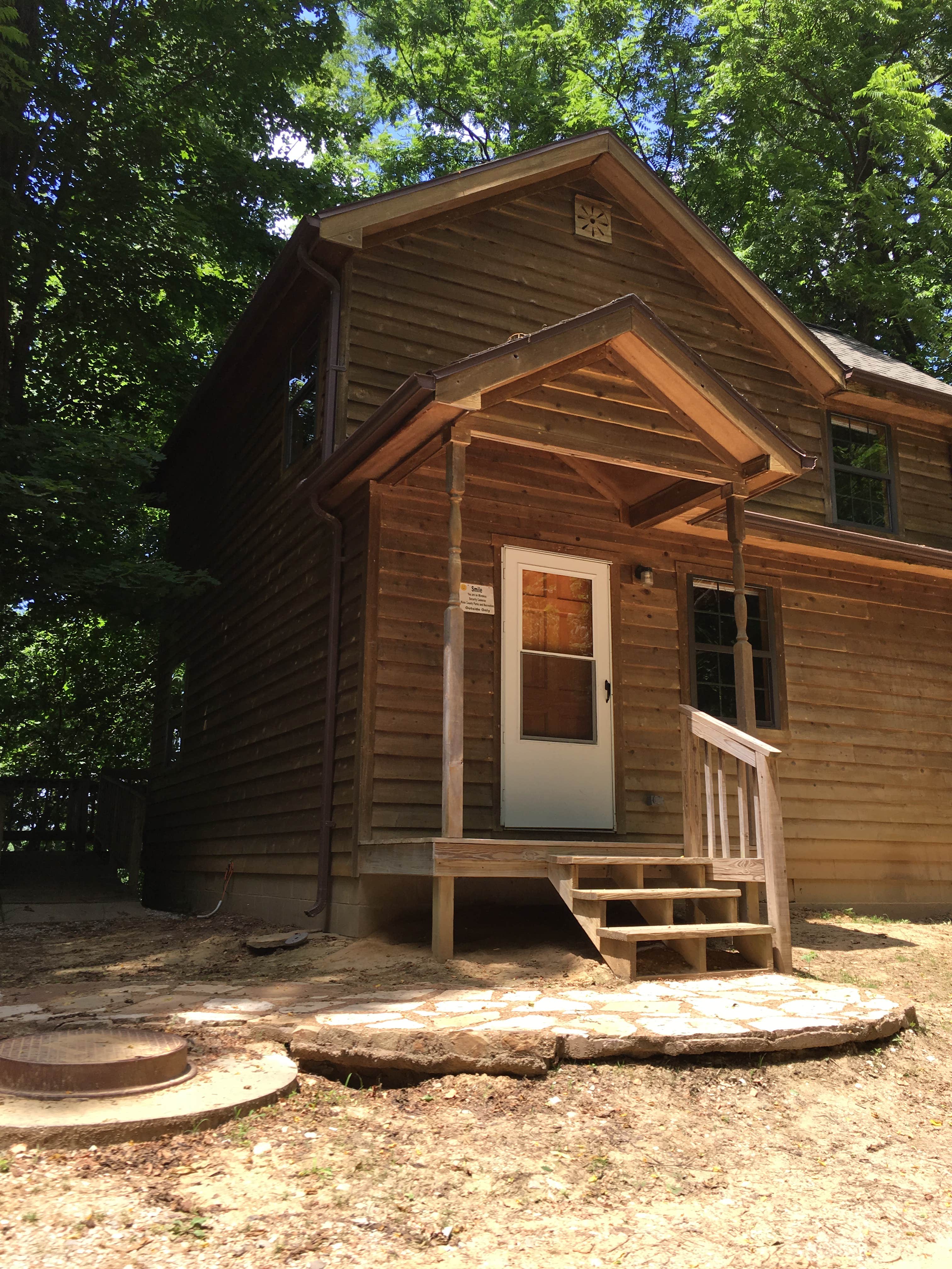 Donald T.'s photo of a cabin at Ouabache Trails County Park near Winslow, IN