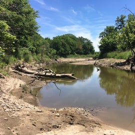 This is a view of the Chariton River at Site I.