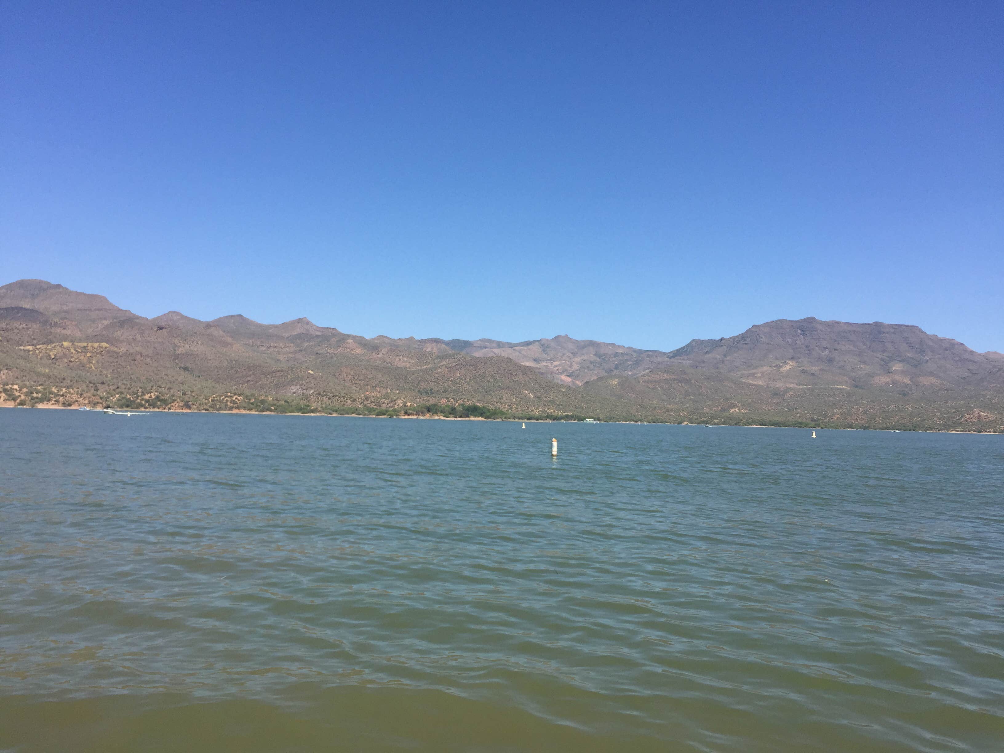 Liza C.'s photo of a dispersed camping area at Bartlett Reservoir in Arizona