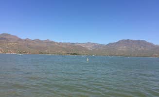 Liza C.'s photo of a dispersed camping area at Bartlett Reservoir near Phoenix, AZ