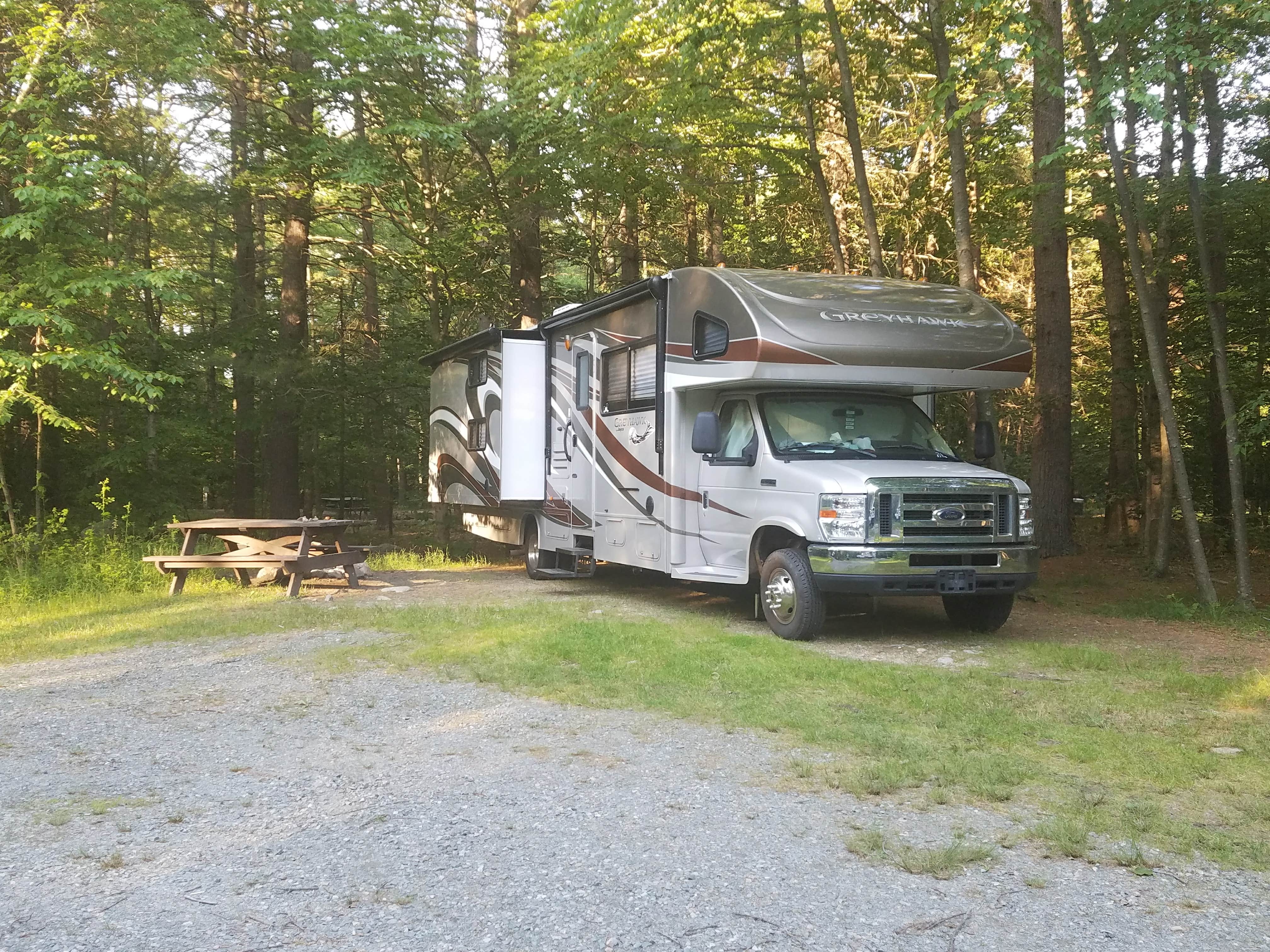 Christy C.'s photo of rv camping at Wompatuck State Park Campground near Bridgewater, MA