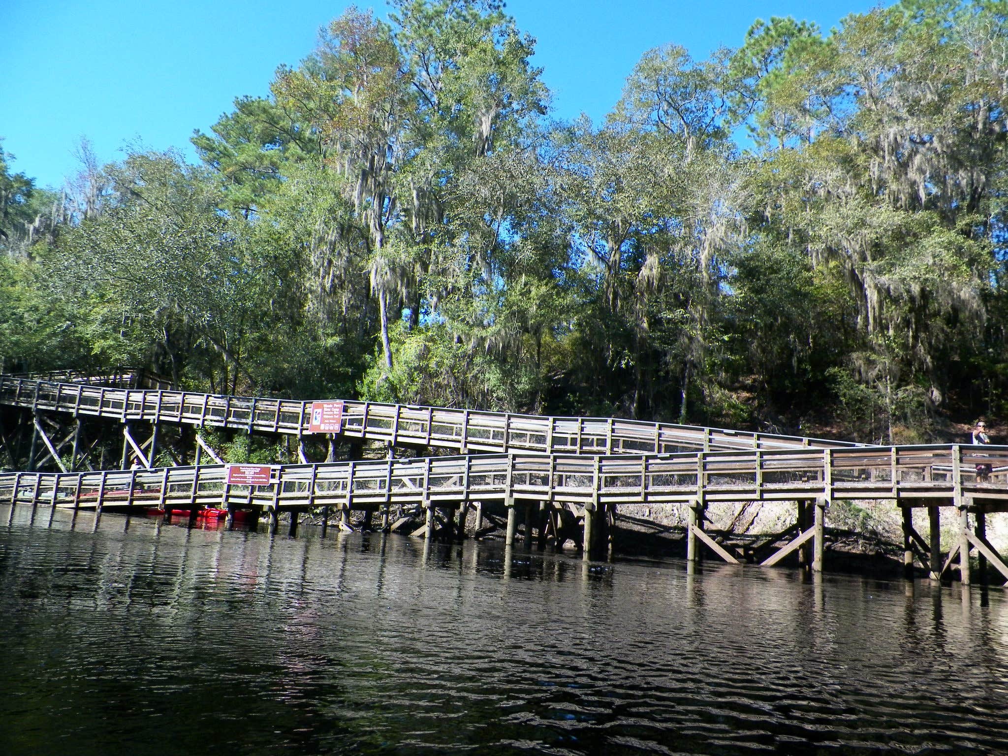 Camper-submitted photo at Woods Ferry River Camp — Suwannee River Wilderness Trail near Jasper, FL