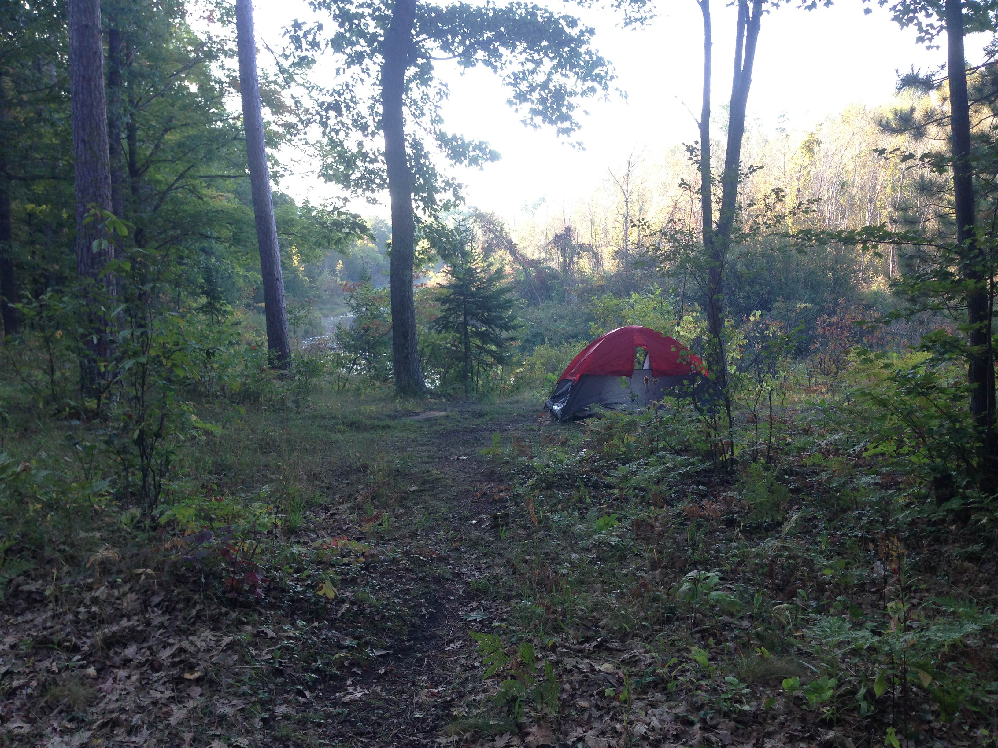 Camper submitted image from Ocqueoc Falls State Forest Campground - 2