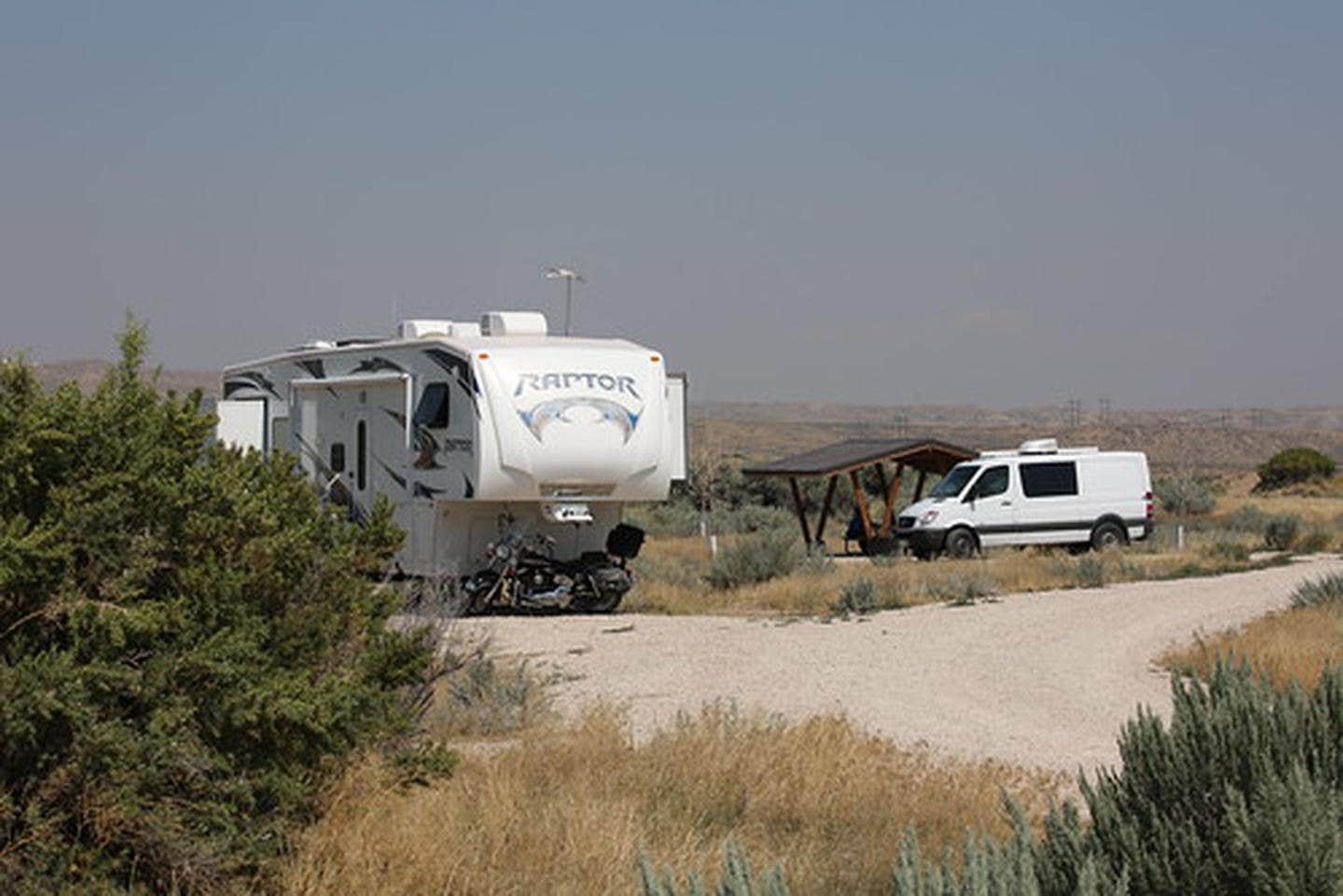 The Dyrt's photo of rv camping at Chalk Bluffs Campground near Mills, WY