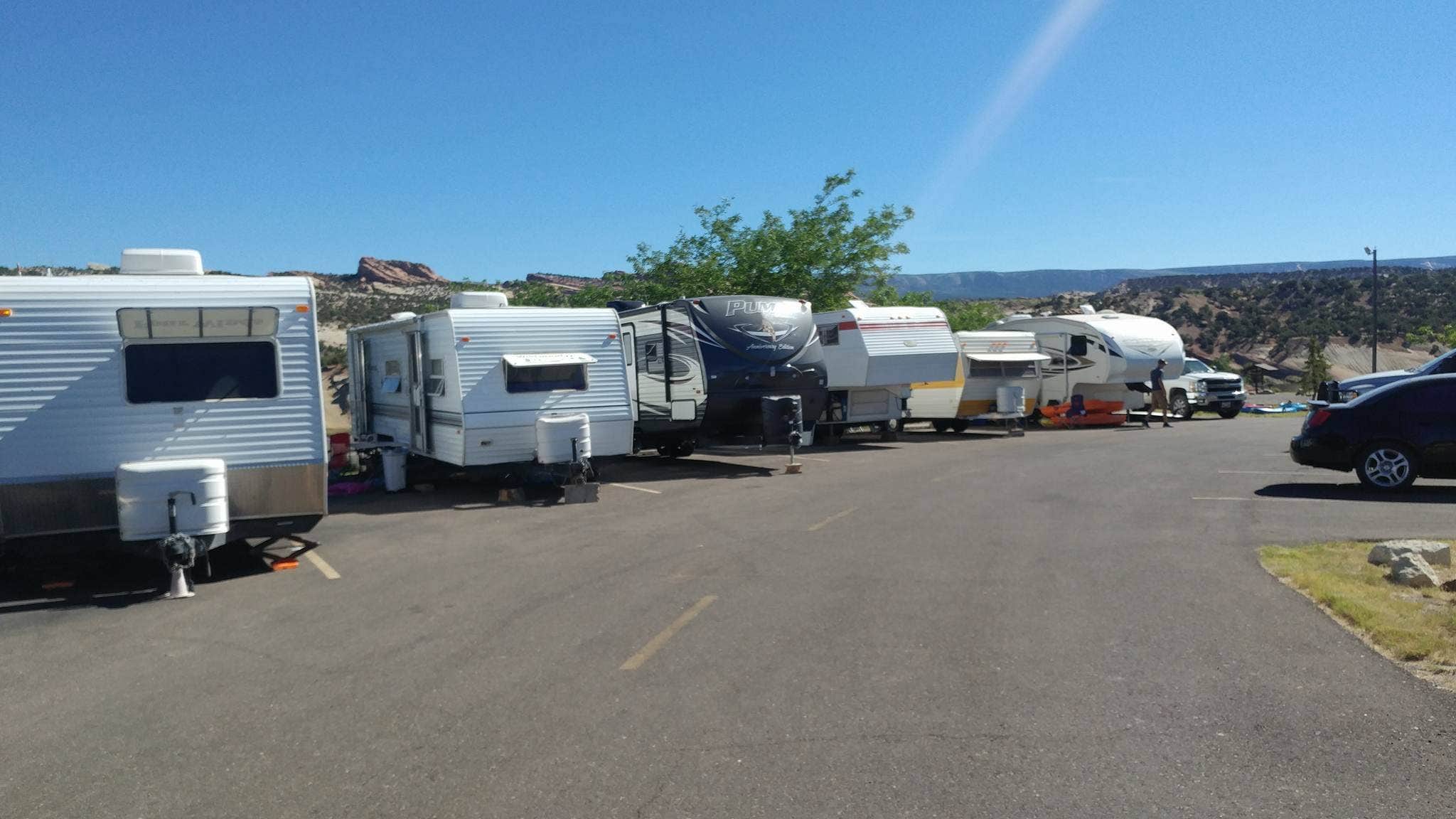 Cortney M.'s photo of rv camping at Red Fleet State Park Campground near Flaming Gorge, UT