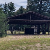 Communal covered picnic area