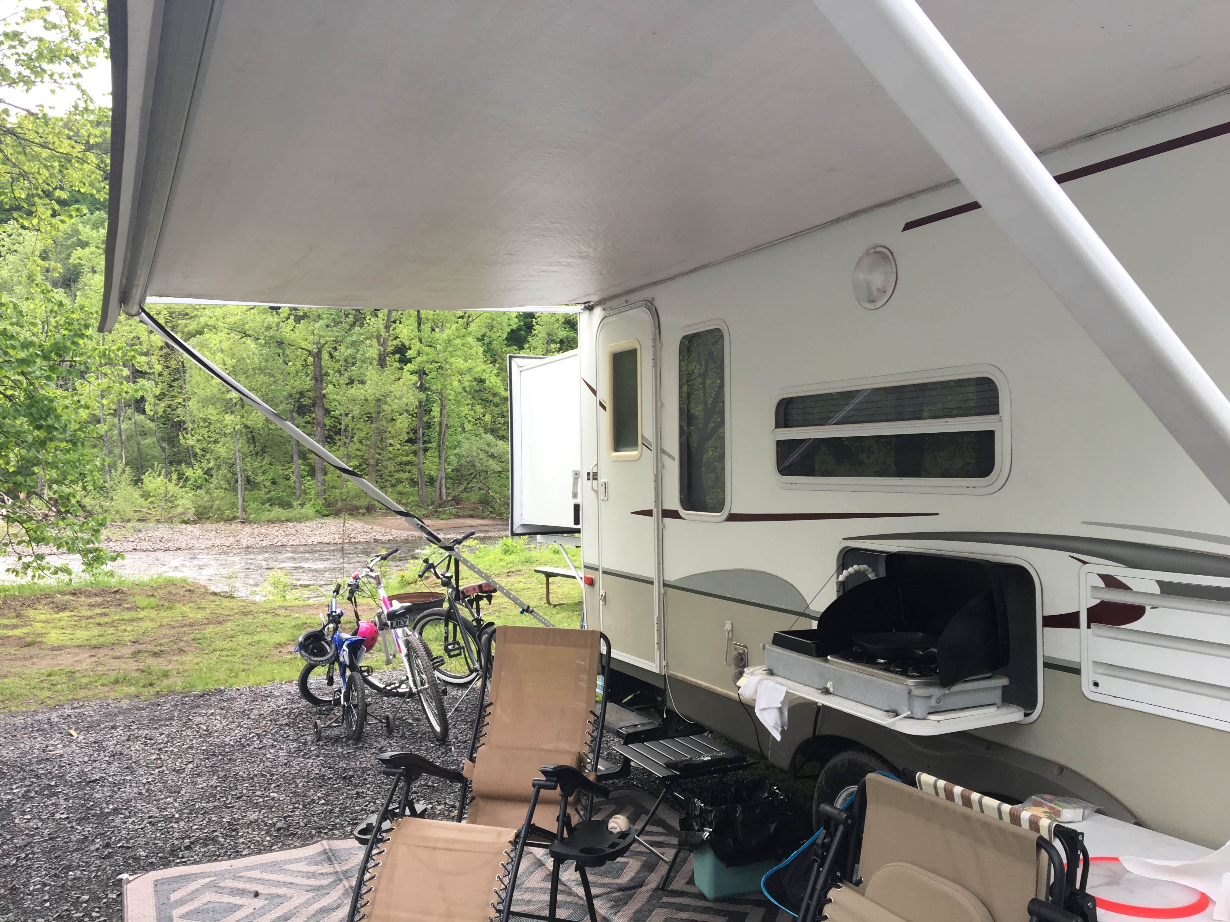 Michelle  C.'s photo of rv camping at Herkimer Diamond Mine KOA near Bouckville, NY