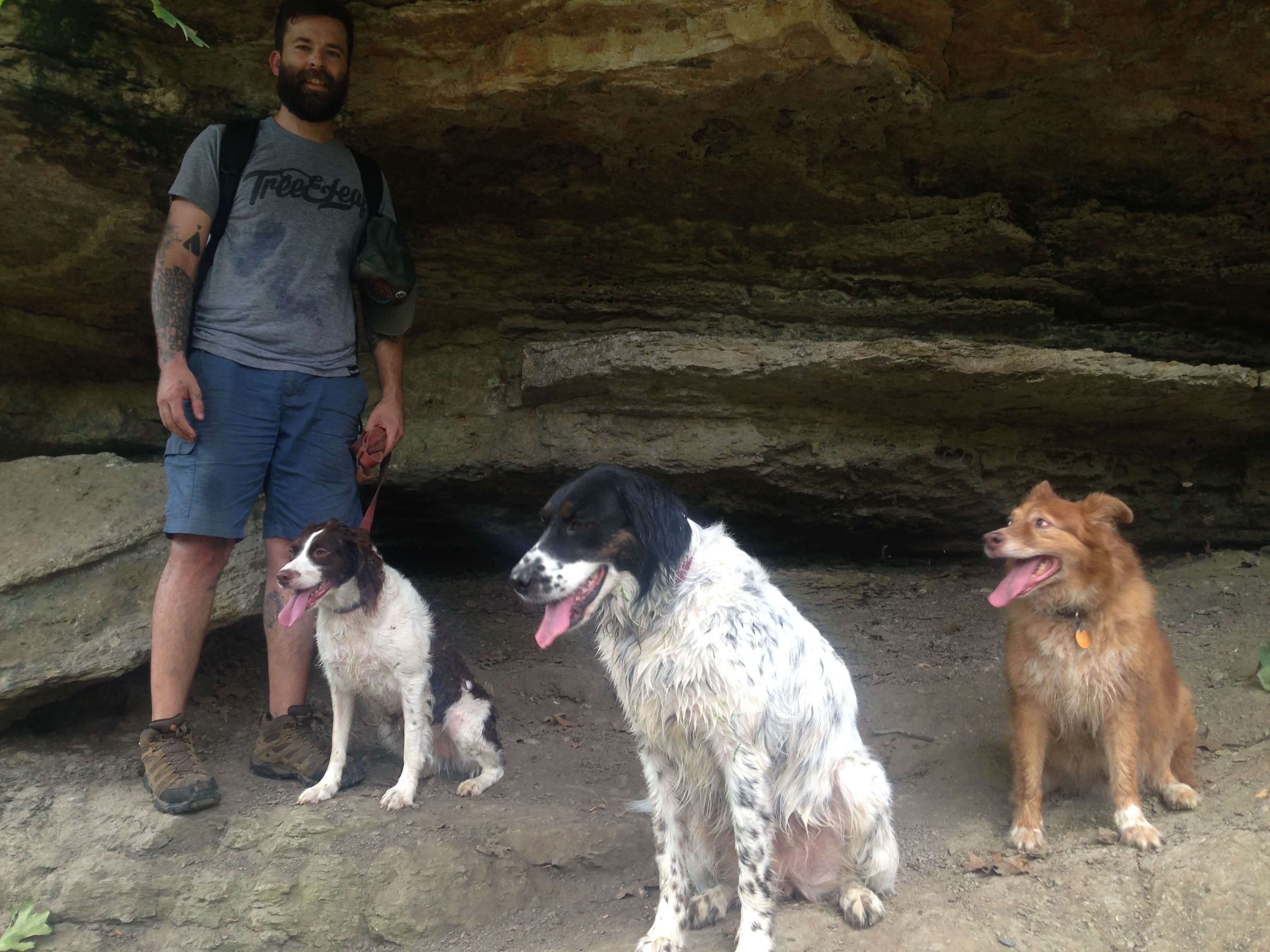 Dusty G.'s photo of camping with pets at Greenleaf State Park Campground near Eufaula Lake