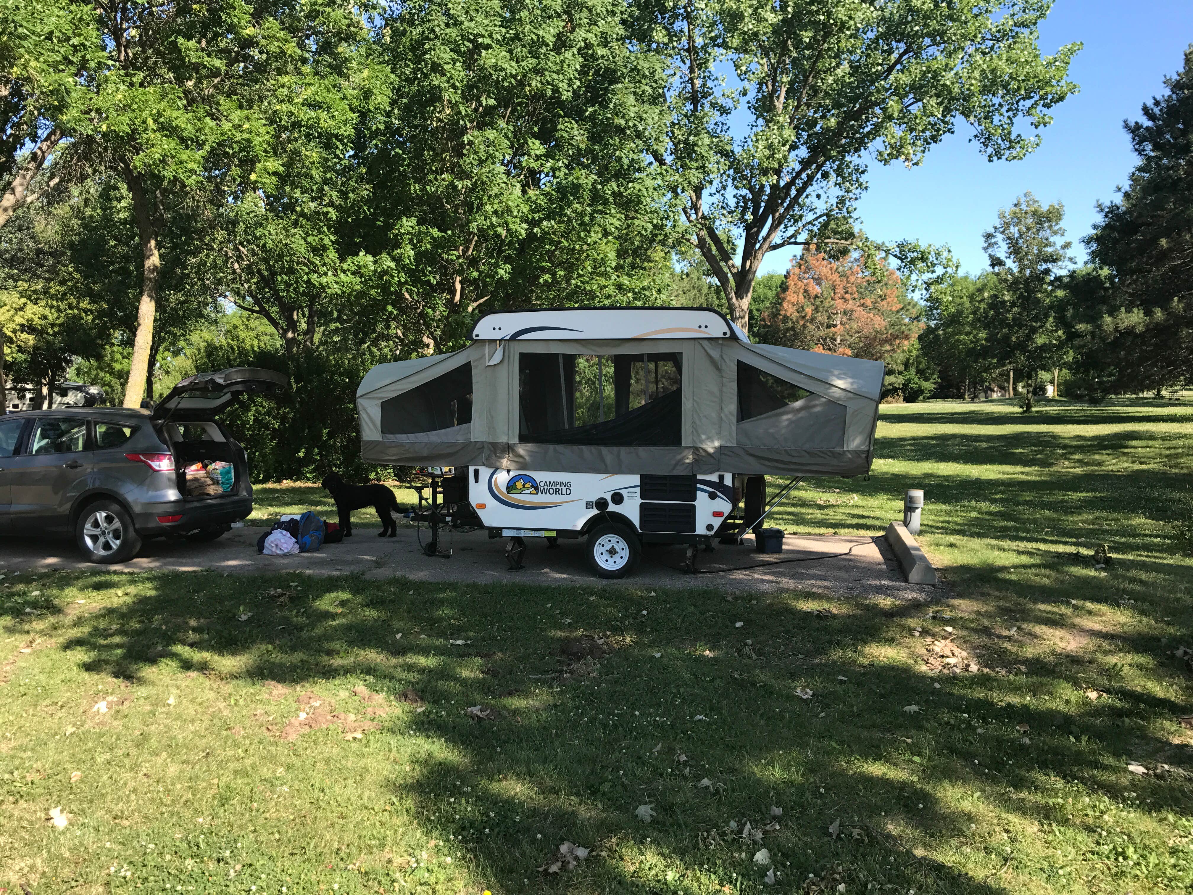 Leslie R.'s photo of rv camping at Branched Oak Lake State Rec Area near Martell, NE