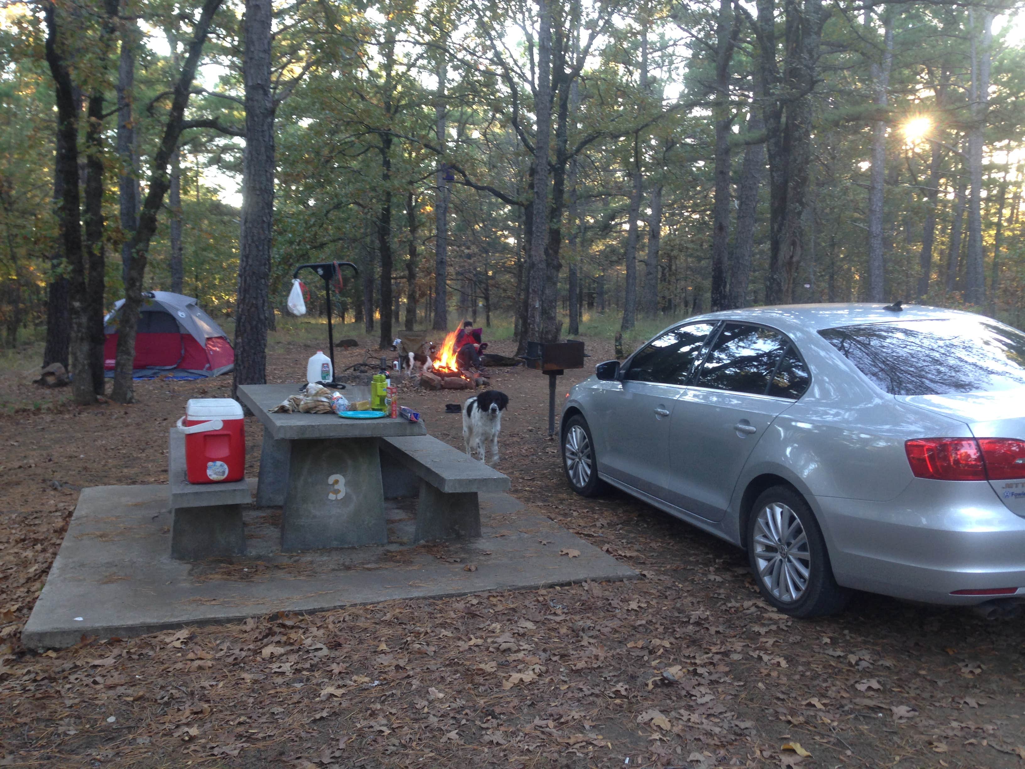 Dusty G.'s photo at McGee Creek State Park Campground near Lane, OK