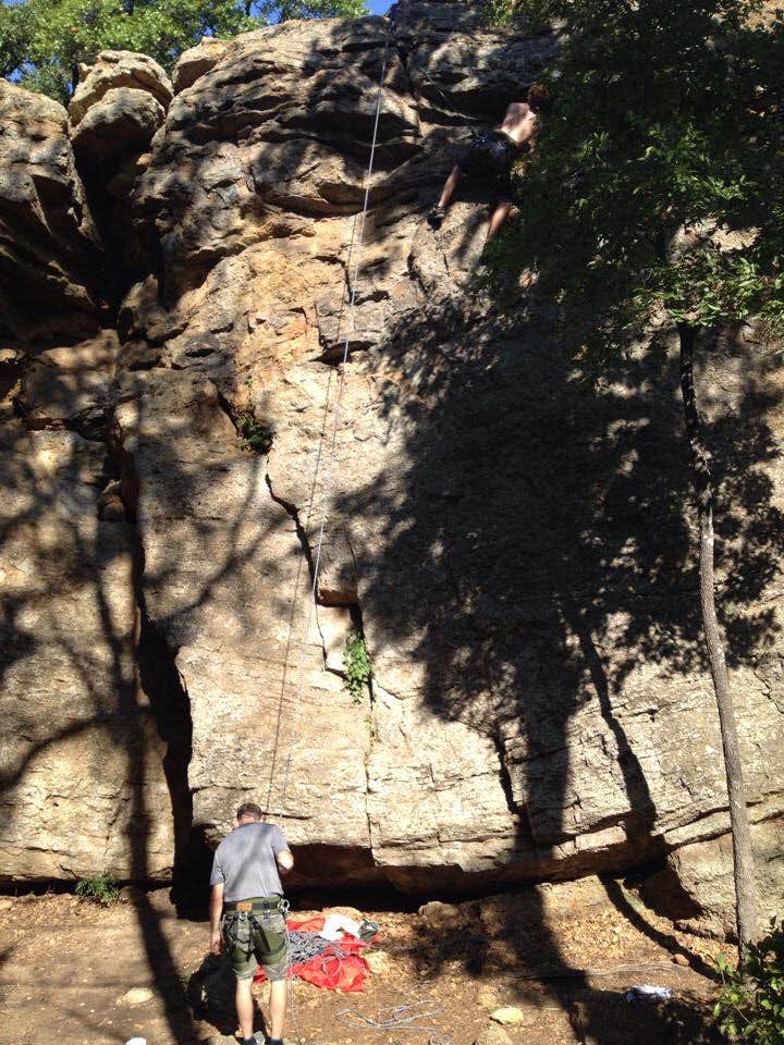 Camper submitted image from Primitive Area — Lake Mineral Wells State Park - 4