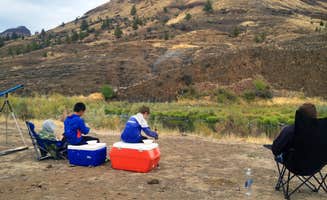 Brendon C.'s photo of tent camping at Service Creek Campground near Kimberly, OR