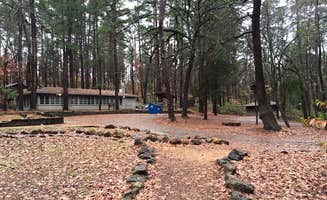 Emily M.'s photo of glamping accommodations at Tyler State Park Campground near Mount Vernon, TX