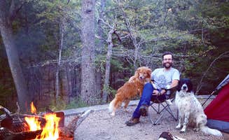 Dusty G.'s photo of camping with pets at Buckhorn Campground Loop C — Chickasaw National Recreation Area near Sulphur, OK