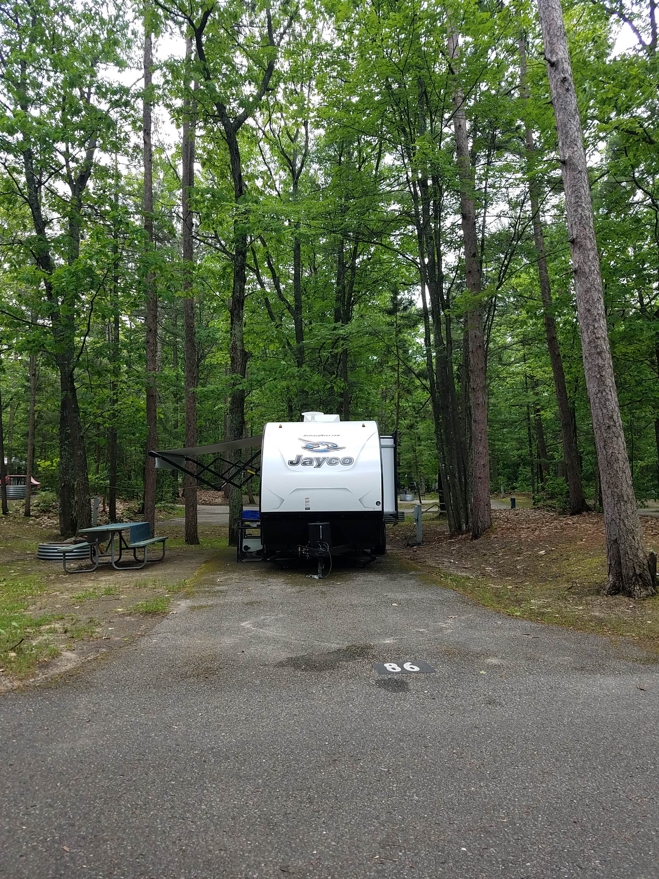 Nancy W.'s photo of rv camping at Petoskey State Park Campground near Beaver Island, MI