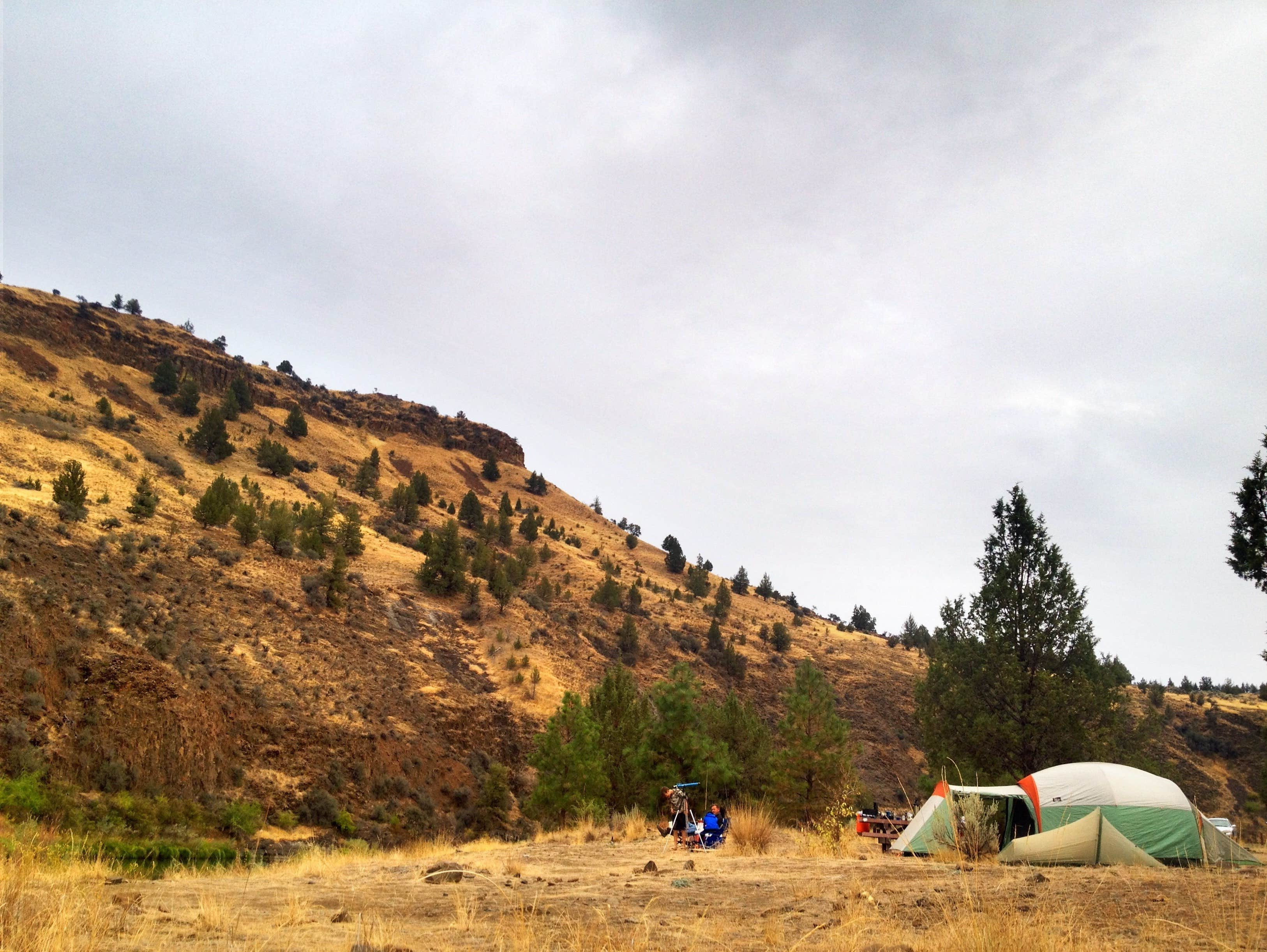 Brendon C.'s photo of tent camping at Service Creek Campground near Mitchell, OR