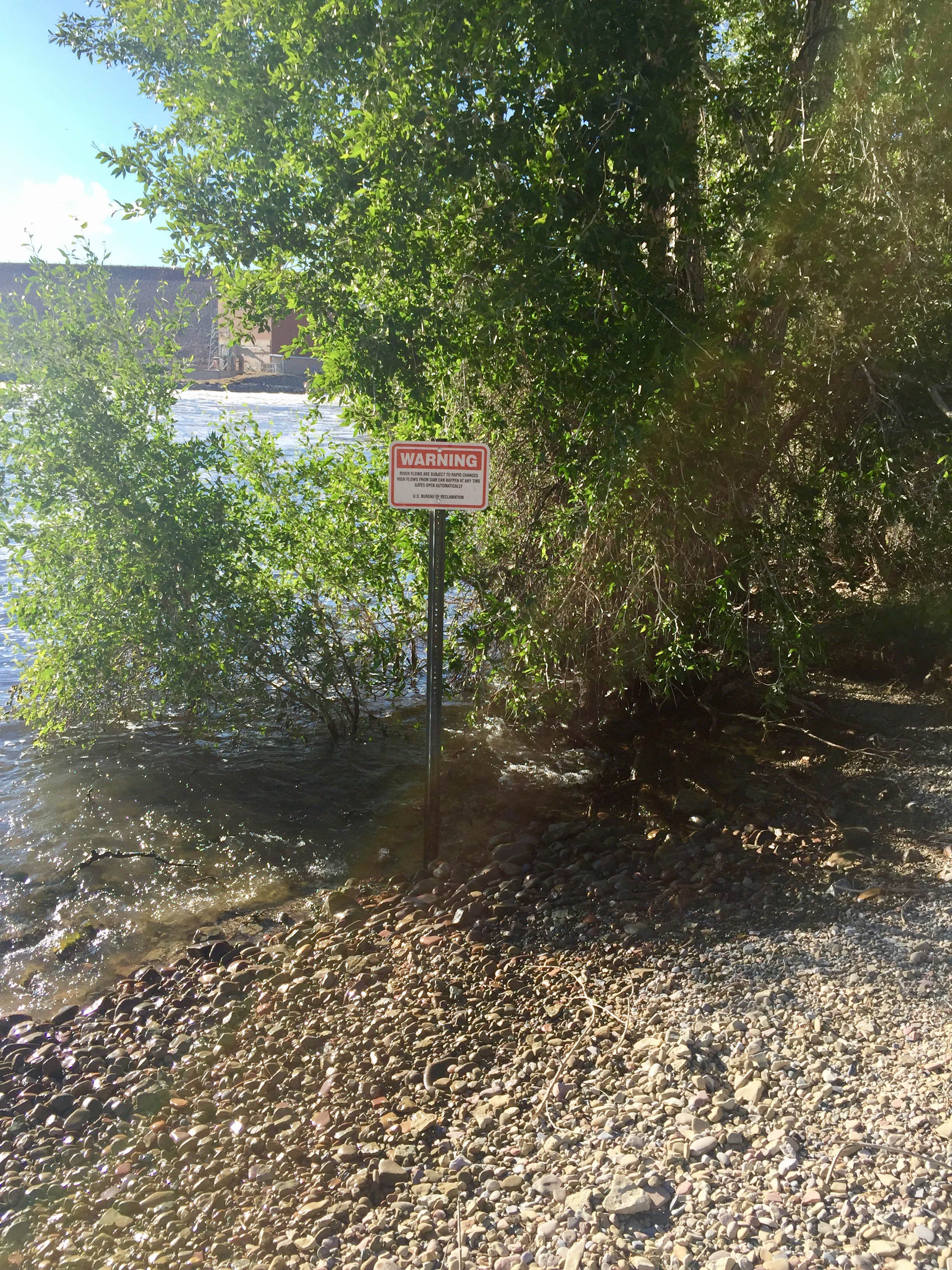 Camper-submitted photo at Tail Race Campground near Farson, WY