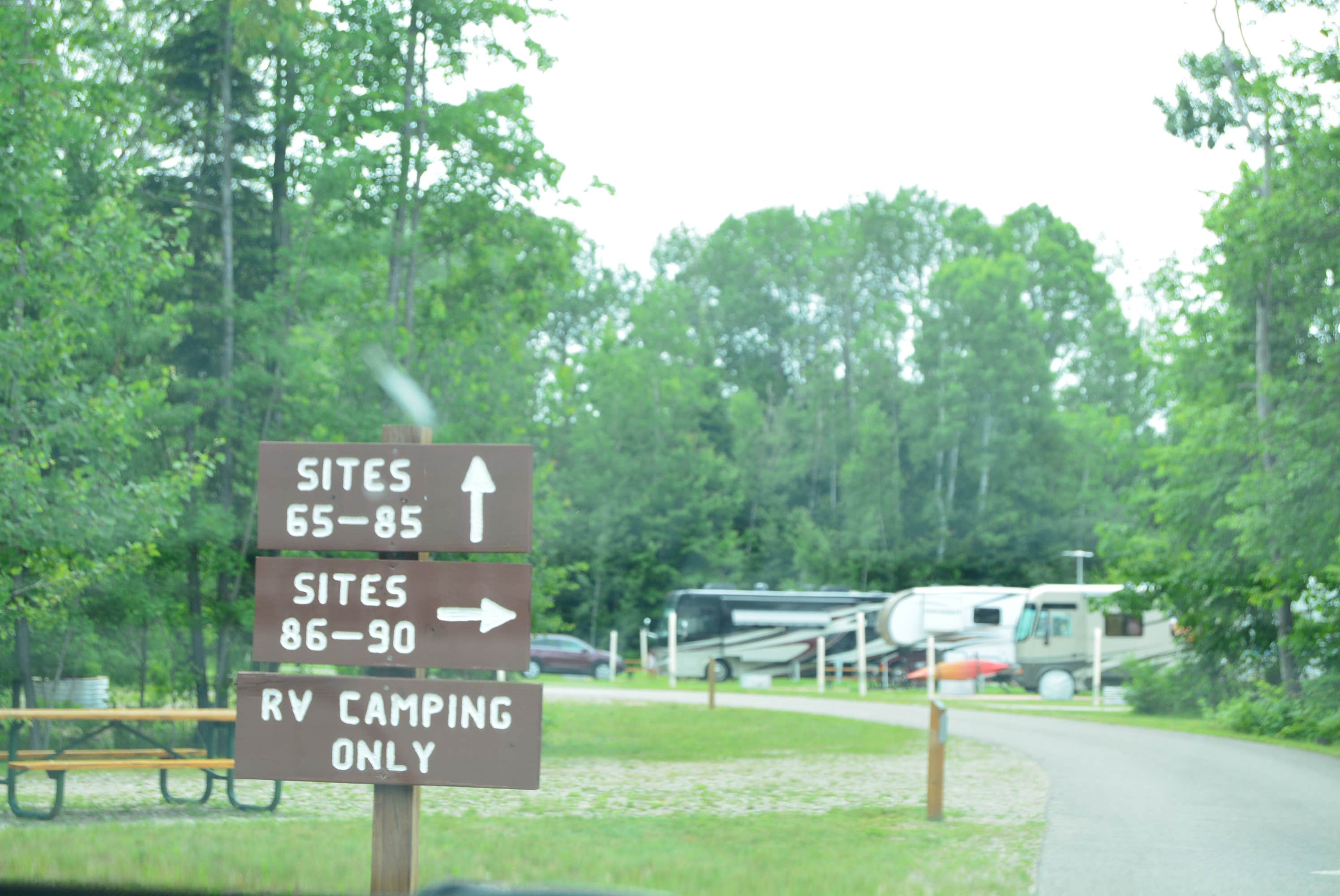 Nancy W.'s photo of rv camping at Camp Petosega near Gaylord, MI