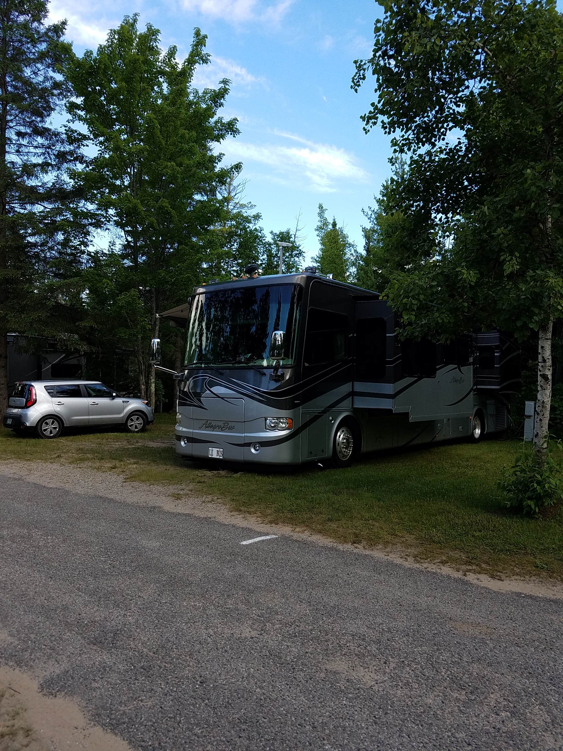 Nancy W.'s photo of rv camping at Young State Park Campground near Gaylord, MI