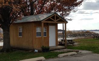 Nancy W.'s photo of a cabin at Carl Spindler Campground near Galesburg, IL