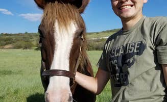 Mikaela R.'s photo of camping with a horse at Indian Creek Equestrian Campground near Wheat Ridge, CO