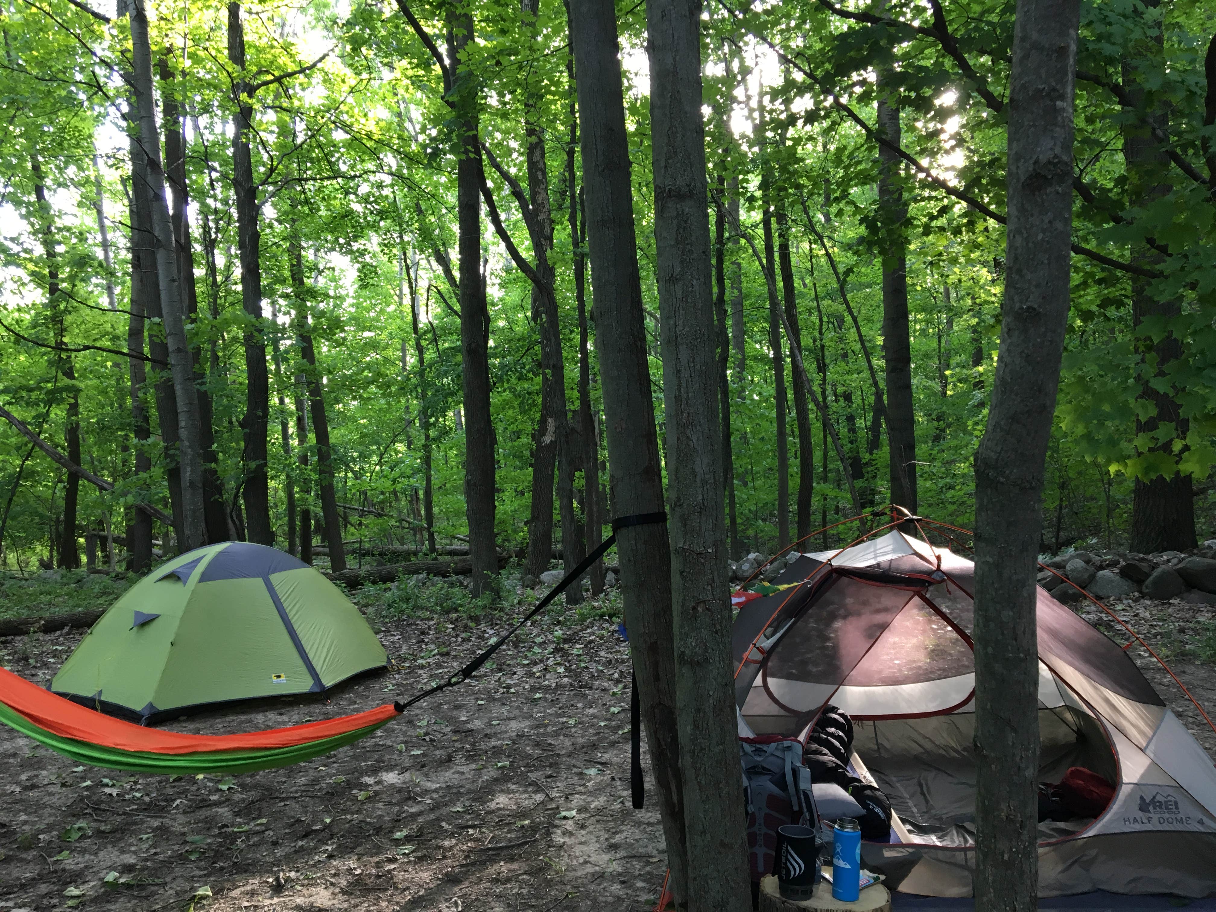 Camper-submitted photo at Pike Lake Campground — Kettle Moraine State Forest-Pike Lake Unit near West Bend, WI