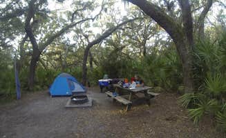 Sarah C.'s photo of tent camping at Sea Camp Campground — Cumberland Island National Seashore near Folkston, GA