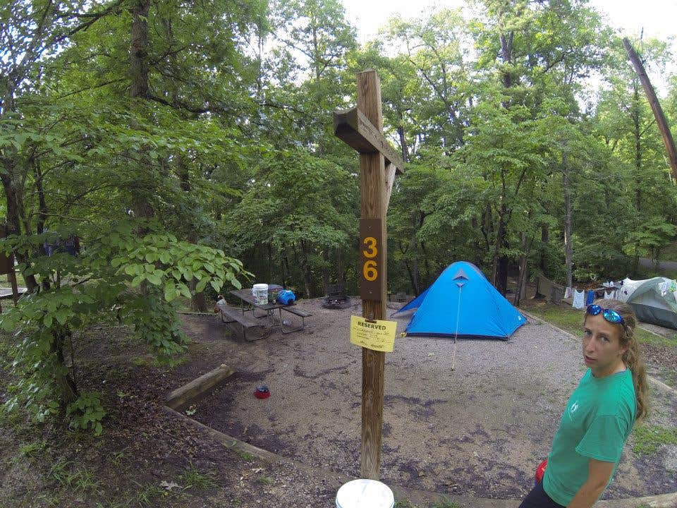 Camper-submitted photo at Ridgeline Campground — Cumberland Falls State Resort Park near Stearns, KY