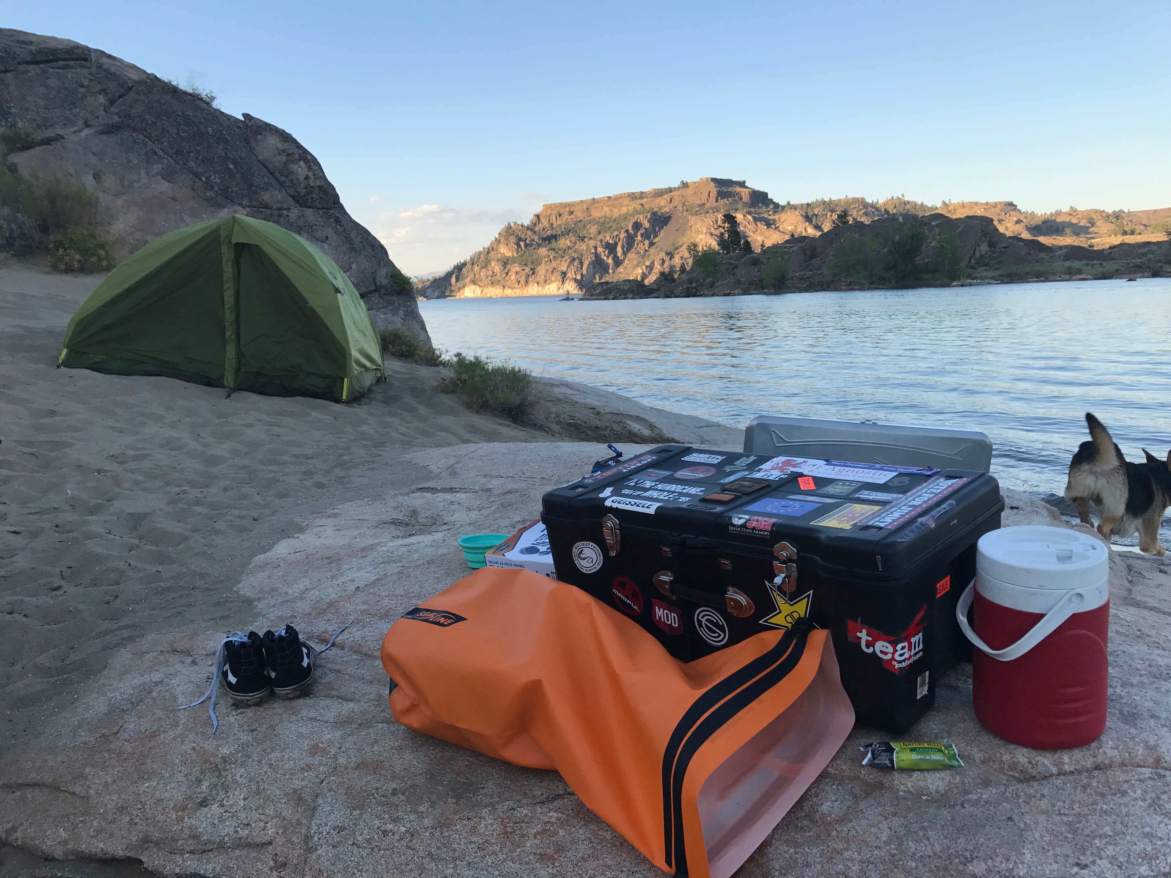 Katrina R.'s photo at Bay Loop Campground — Steamboat Rock State Park near Hartline, WA