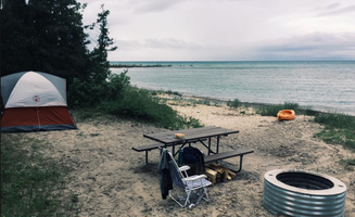 Erin E.'s photo at Fisherman's Island State Park Campground near Good Hart, MI