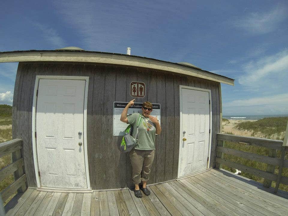 Sarah C.'s photo of a cabin at Great Island Cabin Camp — Cape Lookout National Seashore near Bridgeton, NC