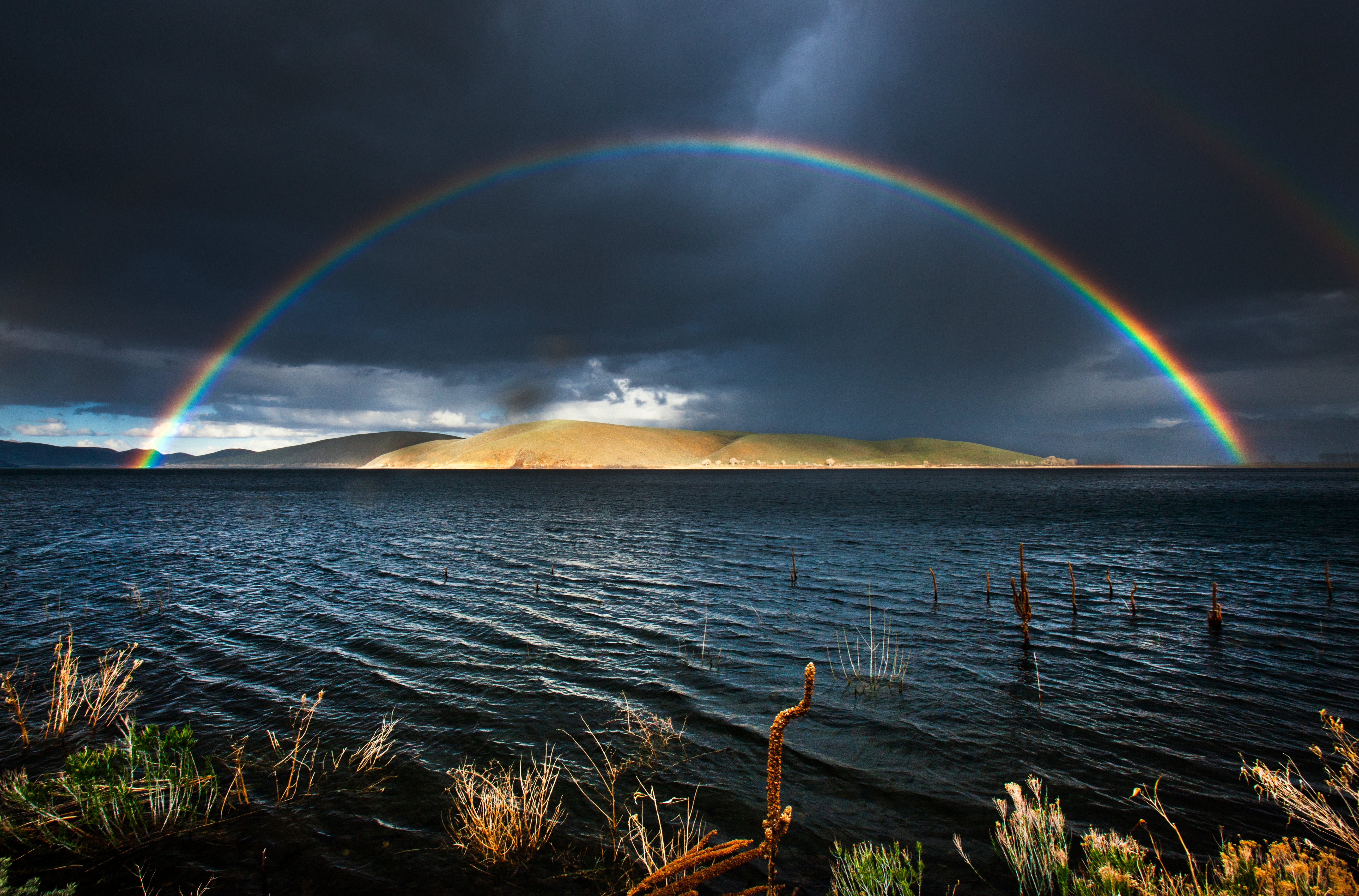 Full Rainbow View - Topaz Lake