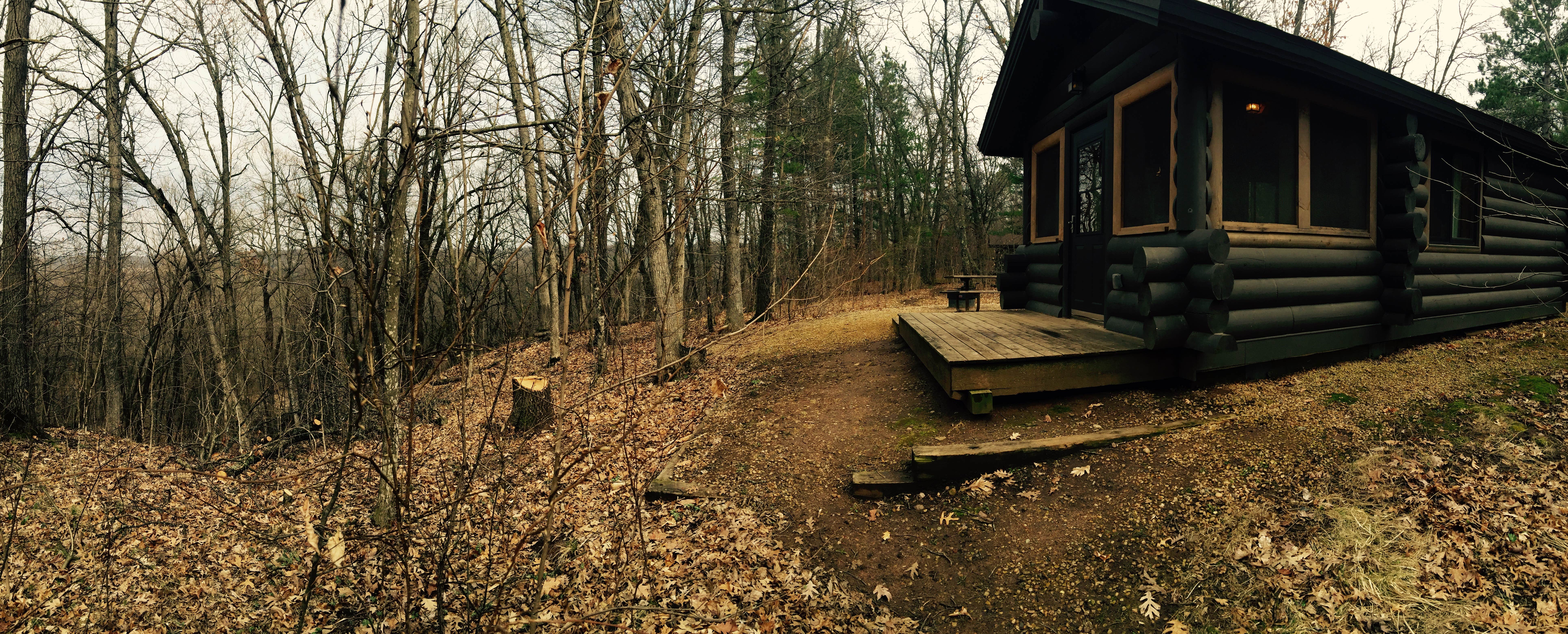 Amber B.'s photo of a cabin at Wild River State Park Campground near Saint Croix National Scenic River
