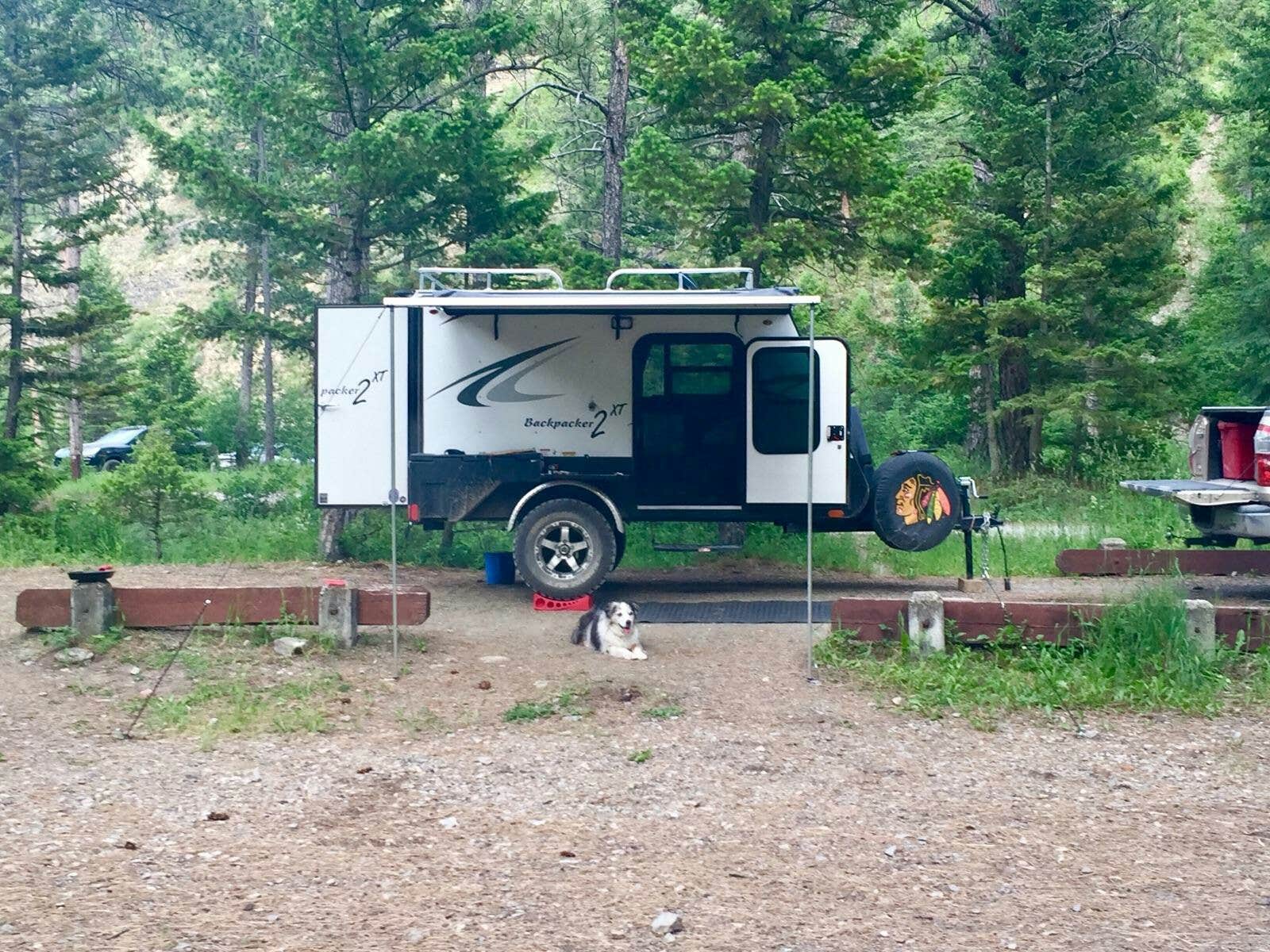 Brad T.'s photo of rv camping at Logging Creek near White Sulphur Springs, MT