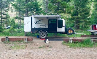 Brad T.'s photo of rv camping at Logging Creek near Lewis and Clark National Forest