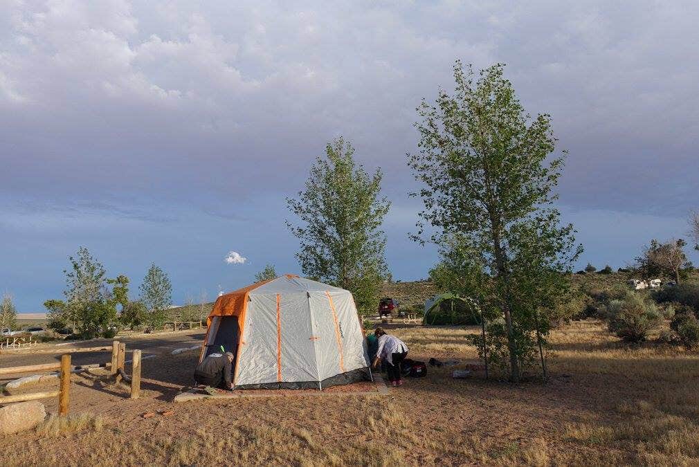 Kuo G.'s photo of tent camping at Gibson Gap near Buckhorn Lake