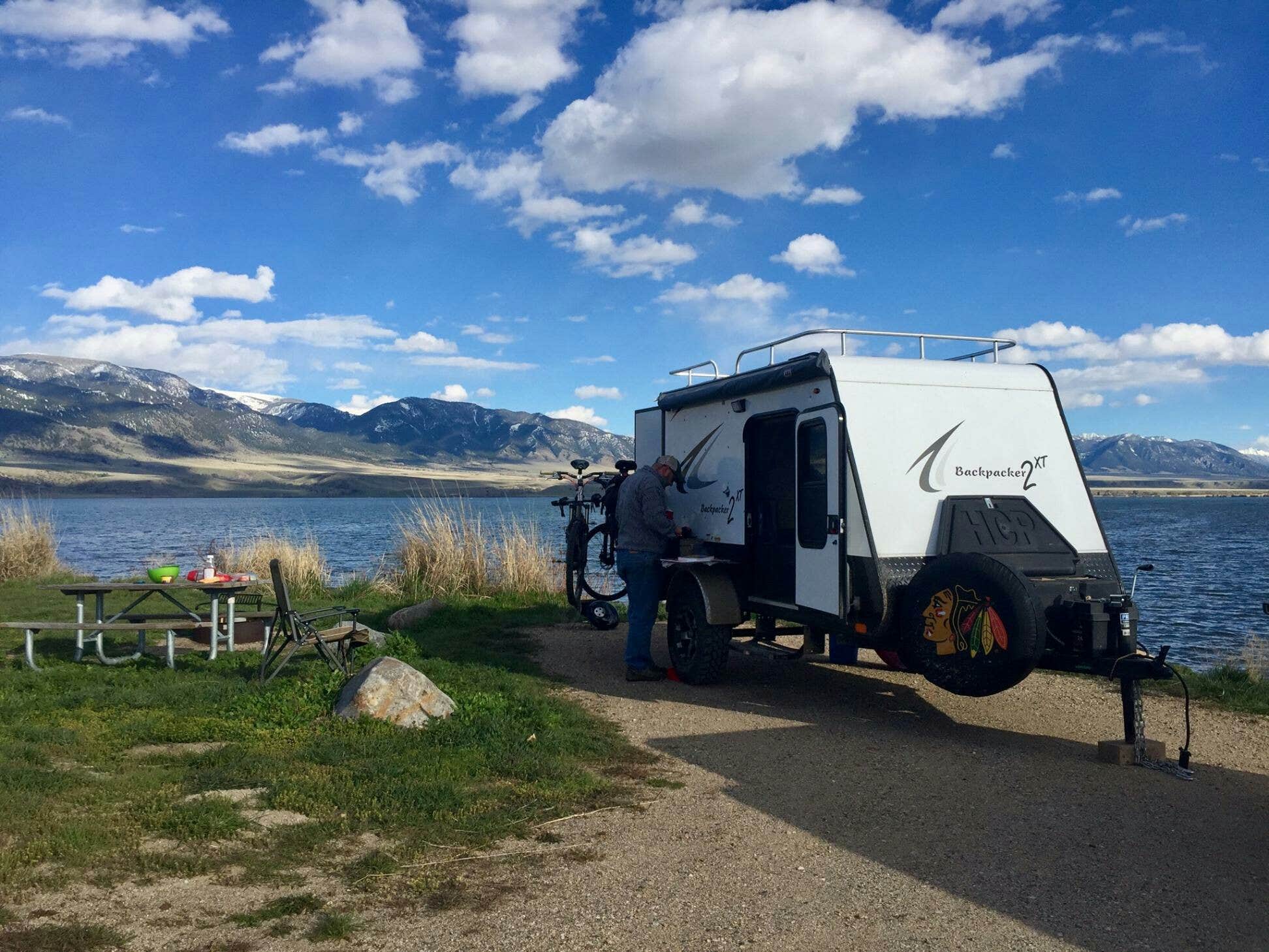 Brad T.'s photo of rv camping at Meadow Lake Campground near Cameron, MT