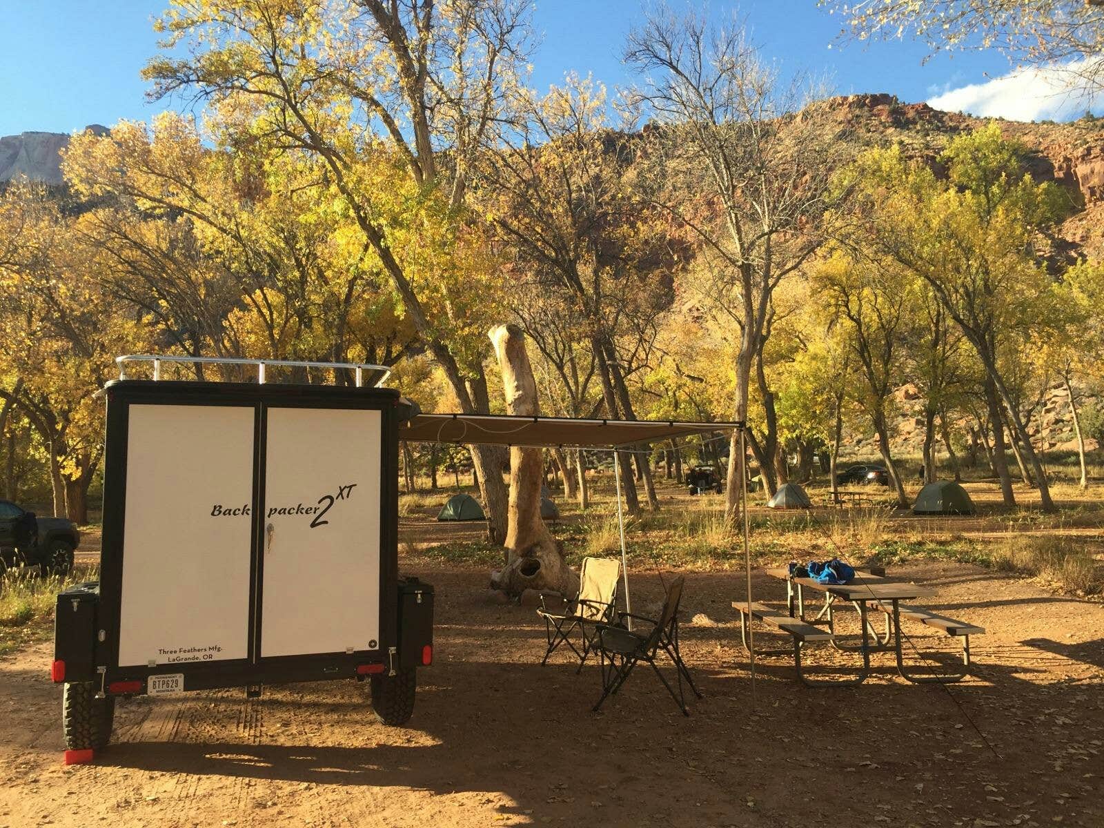 South Campground in Zion National Park, Utah